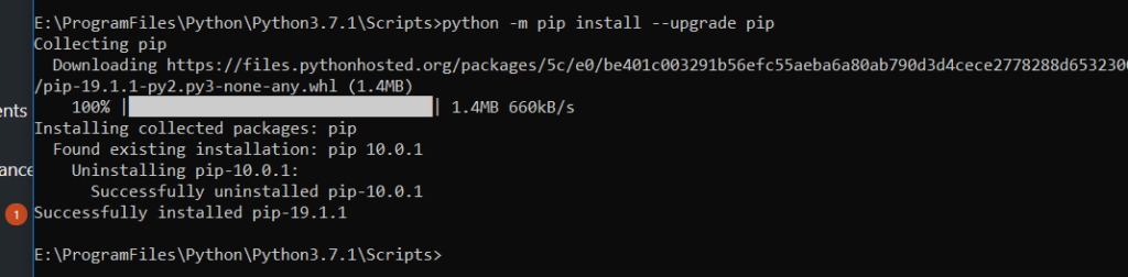 How To Upgrade Pip In Windows